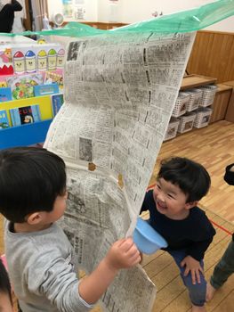 ある日の室内遊び！