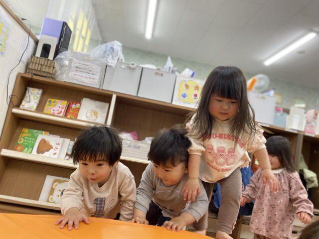 運動遊び♪　1歳児♪