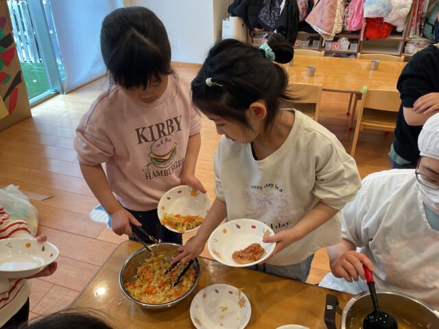 バイキング給食♬