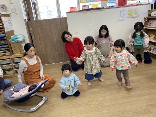 １歳児♪保育参加・給食試食会♪