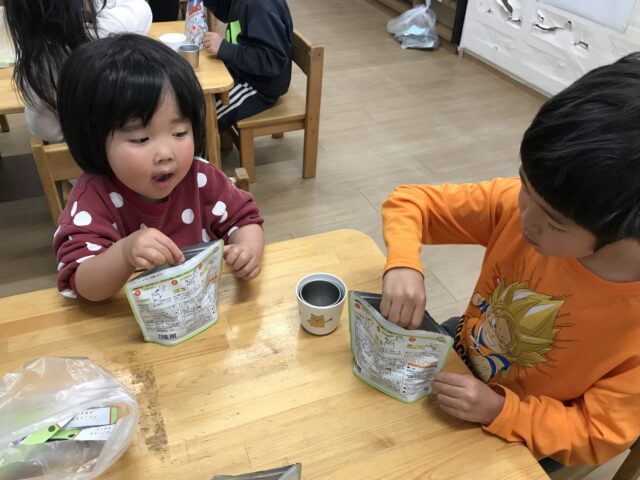 非常食ってなんだ？！３歳児♪