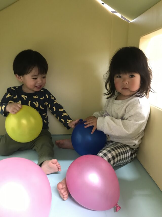 ソフトハウスで坂道登り♪０歳児♪